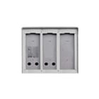 VIMAR - SCATOLA DA PARETE C/CORNICE 3 PLACCHE 2M S323