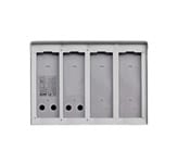 VIMAR - SCATOLA DA PARETE C/CORNICE 4 PLACCHE 2M