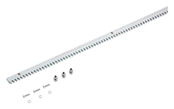 VIMAR - Cremagliera Acciaio Zincato Modulo 4 per Cancelli Scorrevoli 1M con Viti ZE07/1