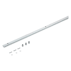 VIMAR - Cremagliera Acciaio Zincato Modulo 4 per Cancelli Scorrevoli 1M con Viti ZE07/1