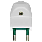 VIMAR - Spina Sicury Standard Italiano 2P 10A Bianco Uscita Cavo Assiale 00200.B