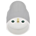 VIMAR - Presa Mobile Sicury 2P+T 16A Standard Francese Uscita Cavo Assiale Bianco