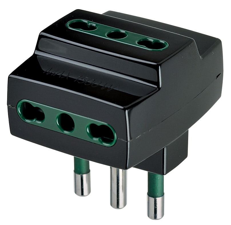 VIMAR - ADATTATORE MULT. S17+3P17/11 NERO