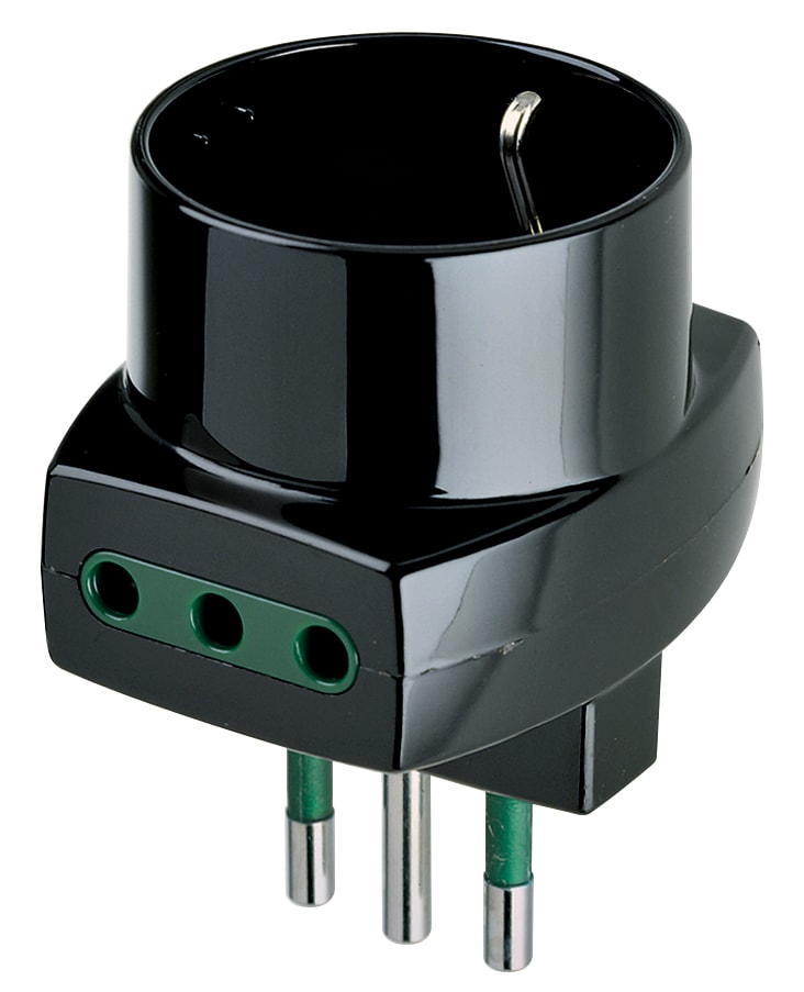 VIMAR - ADATTATORE MULT. S11+2P11+P30 NERO