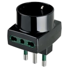 VIMAR - ADATTATORE MULT. S17+2P17/11+P30 NERO
