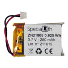 VIMAR - BATTERIA RICARICABILE LI-ION 3,7V 250MAH