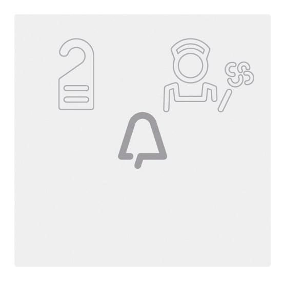 VIMAR - CARTELLINO PERS. PULSANTE + 2 SPIE HOTEL 00975