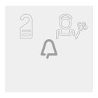 VIMAR - CARTELLINO PERS. PULSANTE + 2 SPIE HOTEL 00975