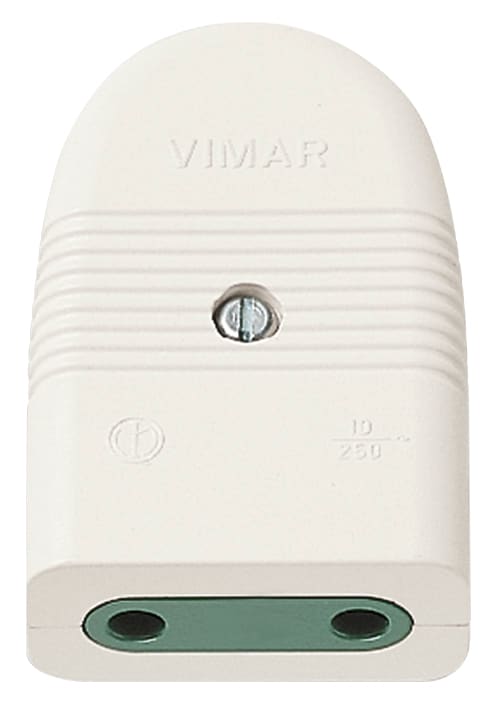 VIMAR - PRESA 2P 10A P10 ASSIALE BIANCO 01022.B