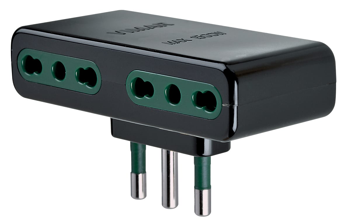 VIMAR - ADATTATORE MULT. S17+4P17/11 NERO