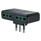 VIMAR - ADATTATORE MULT. S17+4P17/11 NERO