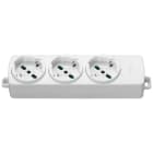 VIMAR - Presa Multipla Universale Bianco 3 Uscite Sicury Standard Italiano 16A 250V 3680W