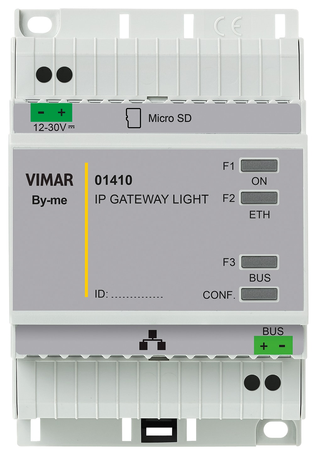 VIMAR - Gateway Light Domotica By-Me - Gateway Iot Per Integrazione E Configurazione Remota, Supervisione Touch Ip, Installazione Su Guida Din