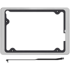 VIMAR - Supporto per iPad 10.9-11 Pollici con Cornice Estetica e Fissaggio a Parete Mediante Tasselli, Cavo USB Tipo C Incluso 01430.N