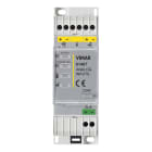 VIMAR - Interfaccia domotica con 3 ingressi analogici, 1 ingresso 0-10 V o 4-20 mA, sensore NTC, sensore luminosità, guida DIN, 2 moduli 17,5 mm.
