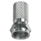 VIMAR - Connettore Maschio Tipo F per Cavo RG59 Ø Esterno 7mm 75 Ohm TV-Rd-Sat