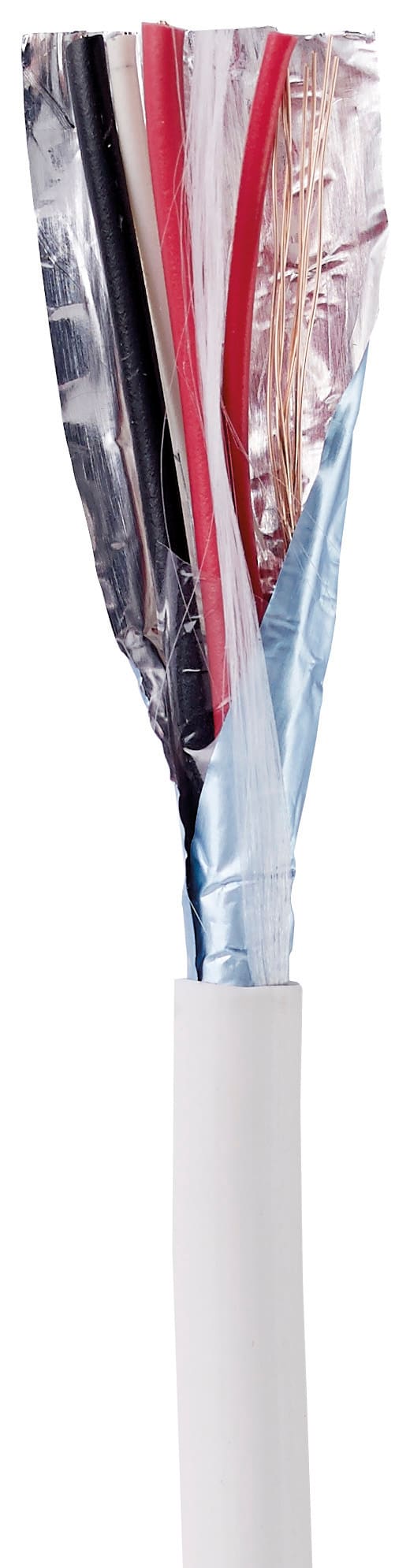 VIMAR - Cavo Elettrico 2X0,5+2X0,22 Lszh Eca 100M - Bianco, Guaina Lszh, Classe Cpr Eca, Installazione Cavi Energia I Categoria 01733.E