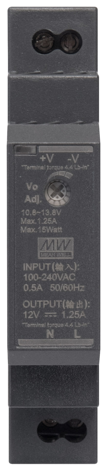 VIMAR - ALIMENTATORE 100-240VAC 12VDC 1,25A 01831.1