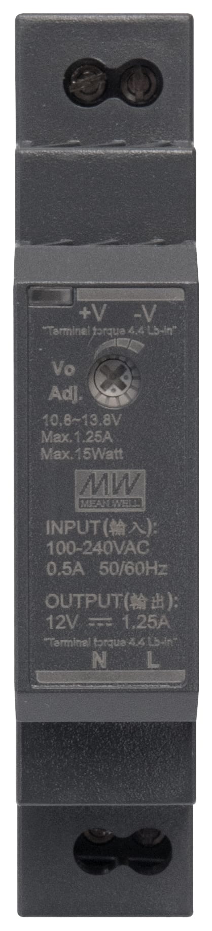 VIMAR - ALIMENTATORE 100-240VAC 12VDC 1,25A