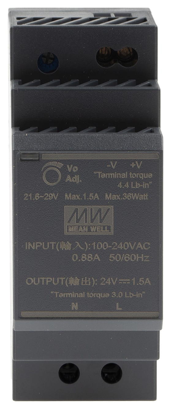 VIMAR - Alimentatore 100-240Vac 24Vdc 1,5A - Soluzione di Alimentazione Universale