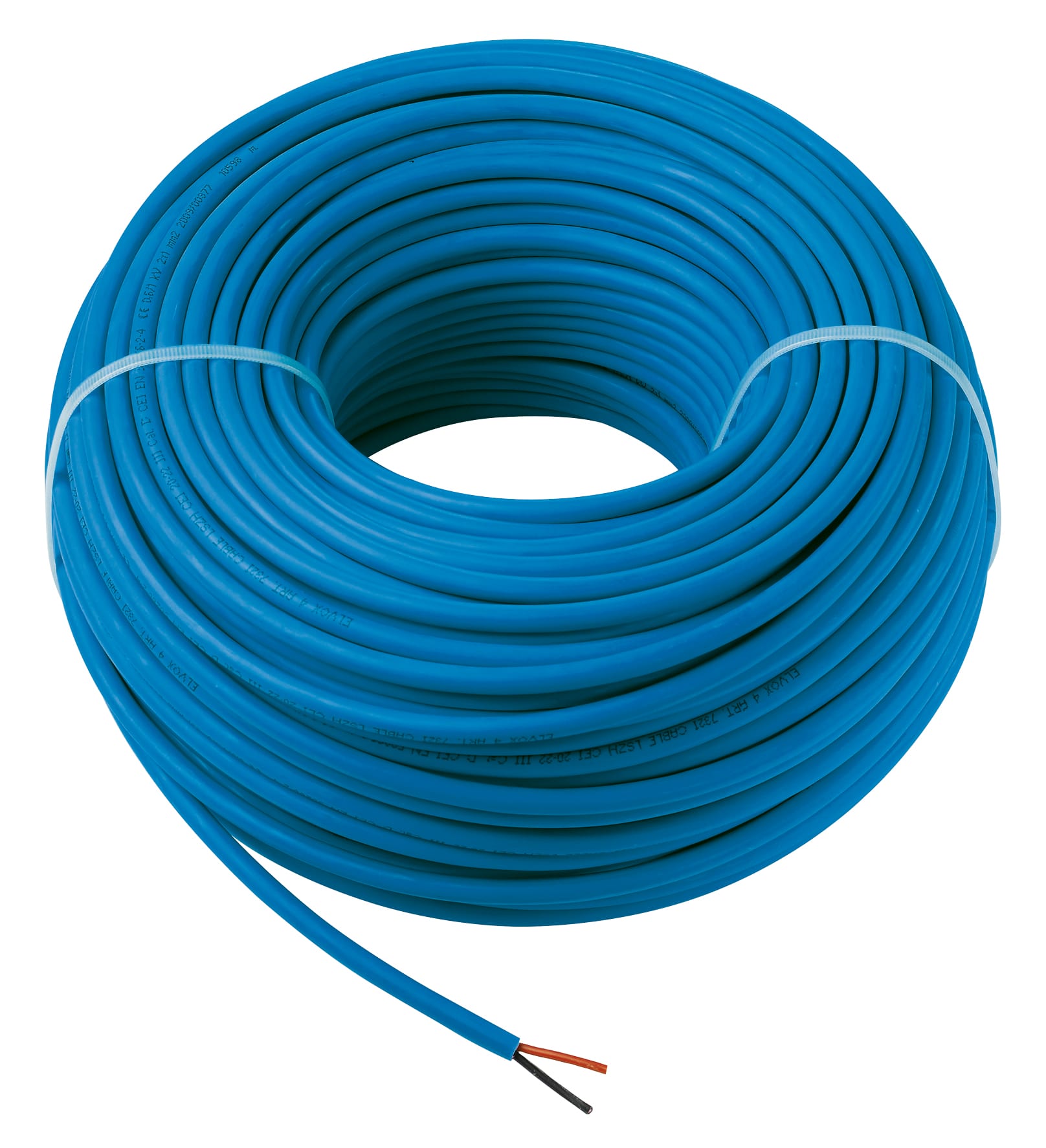 VIMAR - Cavo Sonora Bus By-Me 2X0,5 Lszh Eca 100M Blu - Guaina Cpr I Categoria 01840.E.B