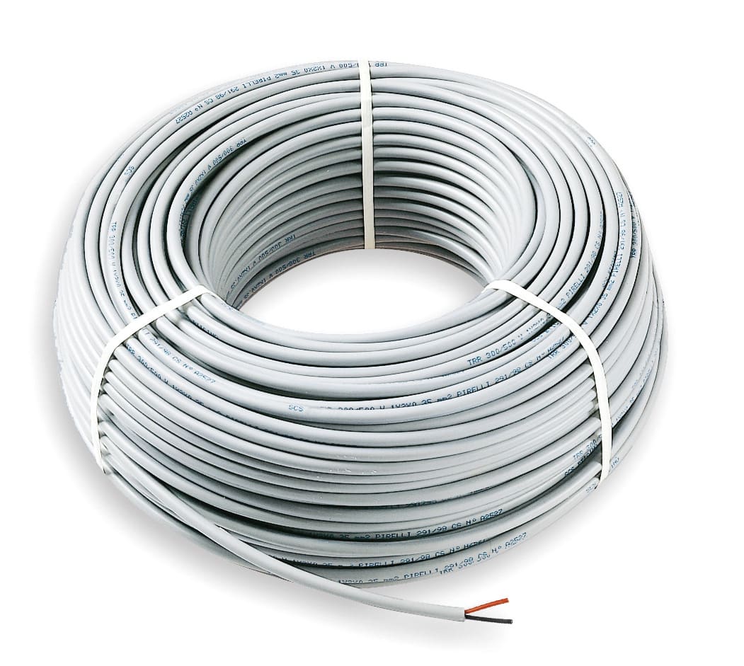 VIMAR - Cavo 2X0,5 Lszh Eca 100M Bianco - Per Sistema Bus, Guaina Lszh, Classe Cpr Eca, Installazione Cavi Energia I Categoria 01840.E