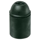 VIMAR - Portalampada E27 Cappuccio Filettato Nero Liscio Poliestere Rinforzato Vetro 02101.S