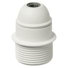 VIMAR - Portalampada E27 M10X1 Bianco con Vite di Blocco e Camicia Parzialmente Filettata 02104.B