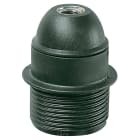 VIMAR - Portalampada E27 M10X1 Nero con Vite di Blocco e Camicia Parzialmente Filettata