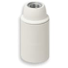 VIMAR - Portalampada E14 M10X1 Cm Lisc Bianco - Raccordo Vite Blocco Poliestere Rinforzato Vetro 02121.B