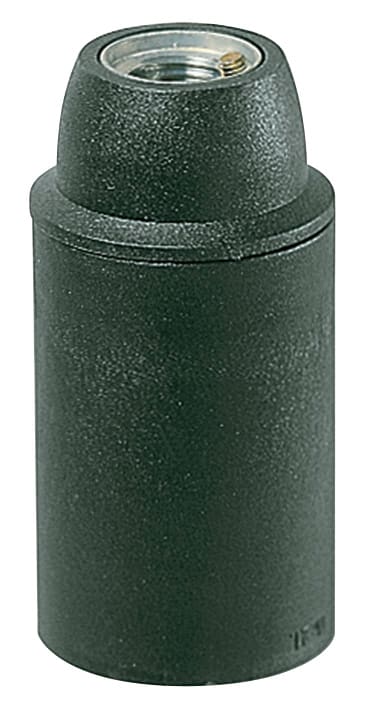 VIMAR - Portalampada E14 M10X1 Cm Nero - Raccordo Vite di Blocco, Camicia Poliestere Rinforzato Vetro 02121