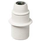 VIMAR - Portalampada E14 M10X1 Bianco - Raccordo Vite Blocco, Camicia Parzialmente Filettata, Poliestere Rinforzato Vetro 02124.B