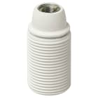 VIMAR - Portalampada E14 M10X1 Fil Bianco - Raccordo Vite Blocco Camicia Filettata Poliestere Rinforzato Vetro