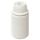 VIMAR - Portalampada E14 Cappuccio Filettato Bianco Rinforzato Vetro
