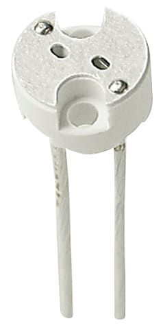 VIMAR - Portalampada per lampade alogene attacco G4 - G5.3 - Gx5.3 - G6.35 - Gy6.35 con cavo Teflon PTFE 0,75 mm2 02370