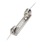VIMAR - Portalampada cilindrico steatite 6A 250V, ottone nichelato, attacco R7s, cavo teflon PTFE, staffa fissaggio dritta, temp. max 300°C.