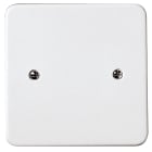 VIMAR - Coperchio Quadrato 82x82mm con Griffe per Scatole Ø 55-70mm in Urea Bianco 02647