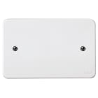 VIMAR - Coperchio Rettangolare per Scatola Incasso 3 Moduli Bianco con Viti - Urea, Interasse Fissaggio 83,5mm