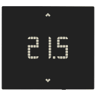 VIMAR - Termostato LTE nero, controllo locale e remoto, riscaldamento e condizionamento ON/OFF e PID, App Bluetooth, installazione a parete. 02913.G