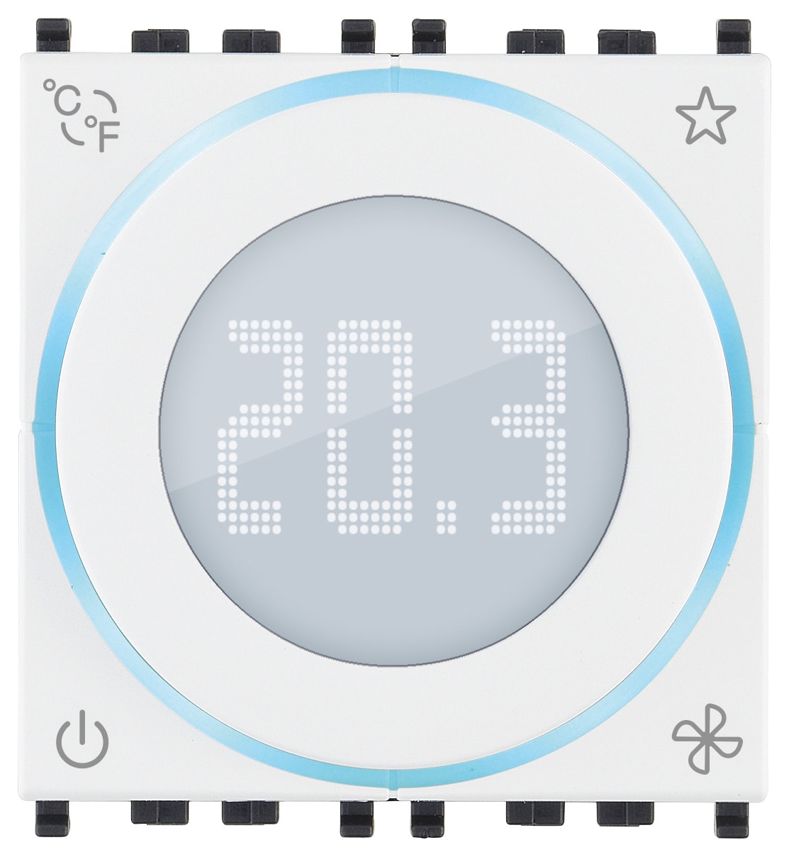 VIMAR - TERMOSTATO ROTELLA CONNESSO IOT2M BIANCO 02974.B