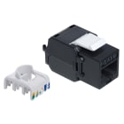 VIMAR - Connettore RJ45 Cat. 6 UTP per Pannelli di Permutazione e Adattatori Keystone, Cablaggio Universale T568A/B, 8 Contatti 03009.13