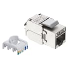 VIMAR - Connettore RJ45 Cat6 FTP Schermato per Pannelli di Permutazione e Adattatori Keystone, Cablaggio Universale T568A/B 8 Contatti 03009.14