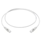 VIMAR - Cordone di Permutazione RJ45 Cat5E F/UTP 0,5m - Cavo Schermato a 4 Coppie 26 AWG, Guaina PVC, Bianco 03018.05
