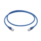VIMAR - Cordone di Permutazione RJ45 Cat6 U/UTP 5M Blu - Cavo Non Schermato 4 Coppie 24 AWG