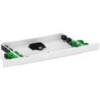 VIMAR - Cassetto Ottico Multiservizio con 8 Porte e 4 Bussole Ottiche Bianco