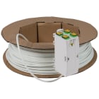 VIMAR - STOA con cavo in fibra G.657.A2 Cca 50m, preterminata con 4 connettori SC/APC Simplex, cavo monomodale 9/125 µm, guaina LSZH, bianco.