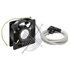 VIMAR - Ventilatore 230V~ 50-60Hz per Quadri da Parete e Armadi con Griglia di Protezione e Spina 2P+T 16A 250V~ Standard Tedesco e Francese