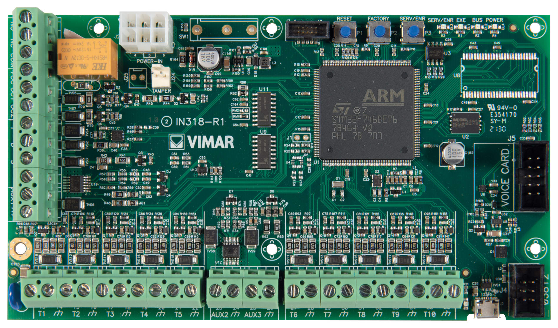VIMAR - BY-ALARM PLUS SCHEDA CENTRALE 65 ZONE 03801