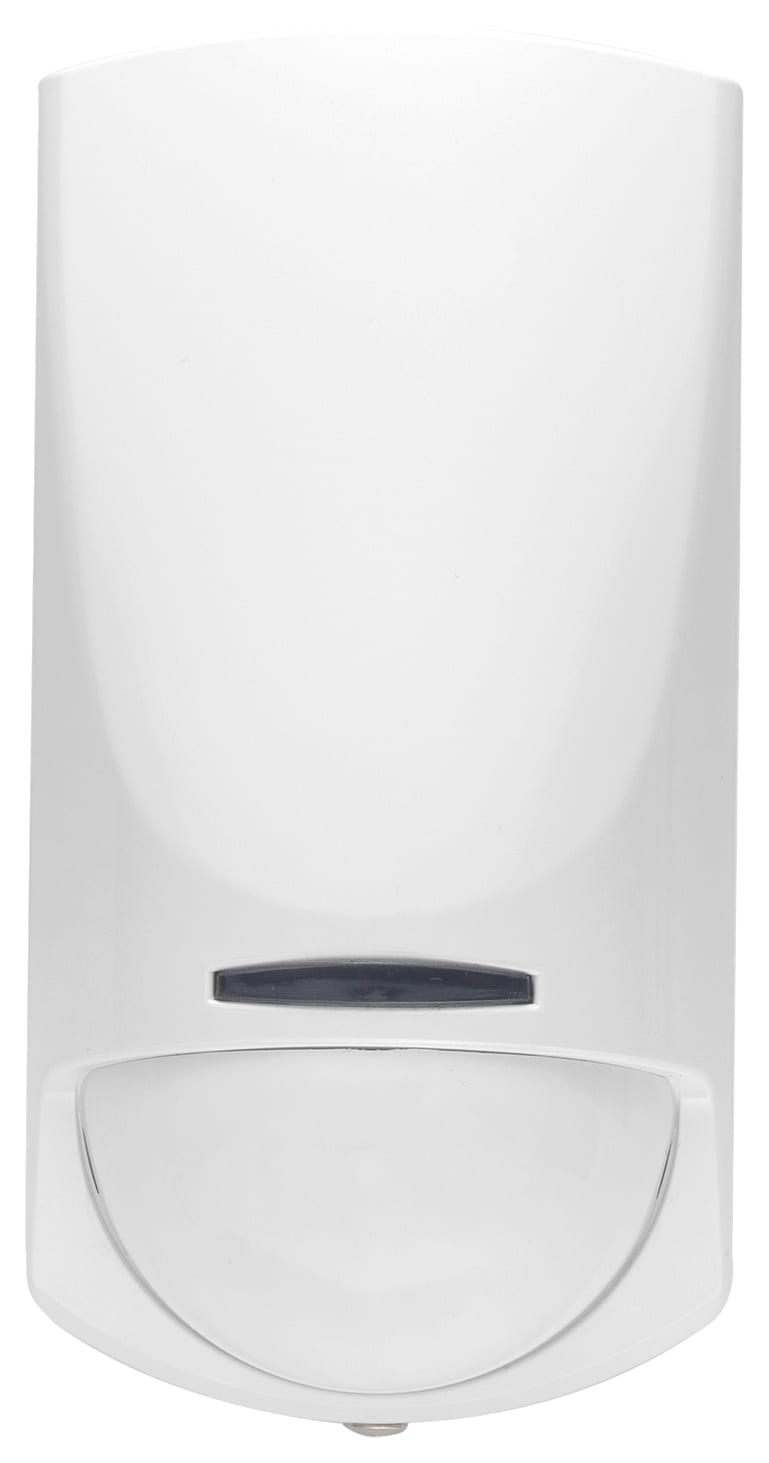 VIMAR - Rivelatore doppia tecnologia infrarossi e microonde, radiofrequenza 868 Mhz, pet immune, installazione parete interno, bianco