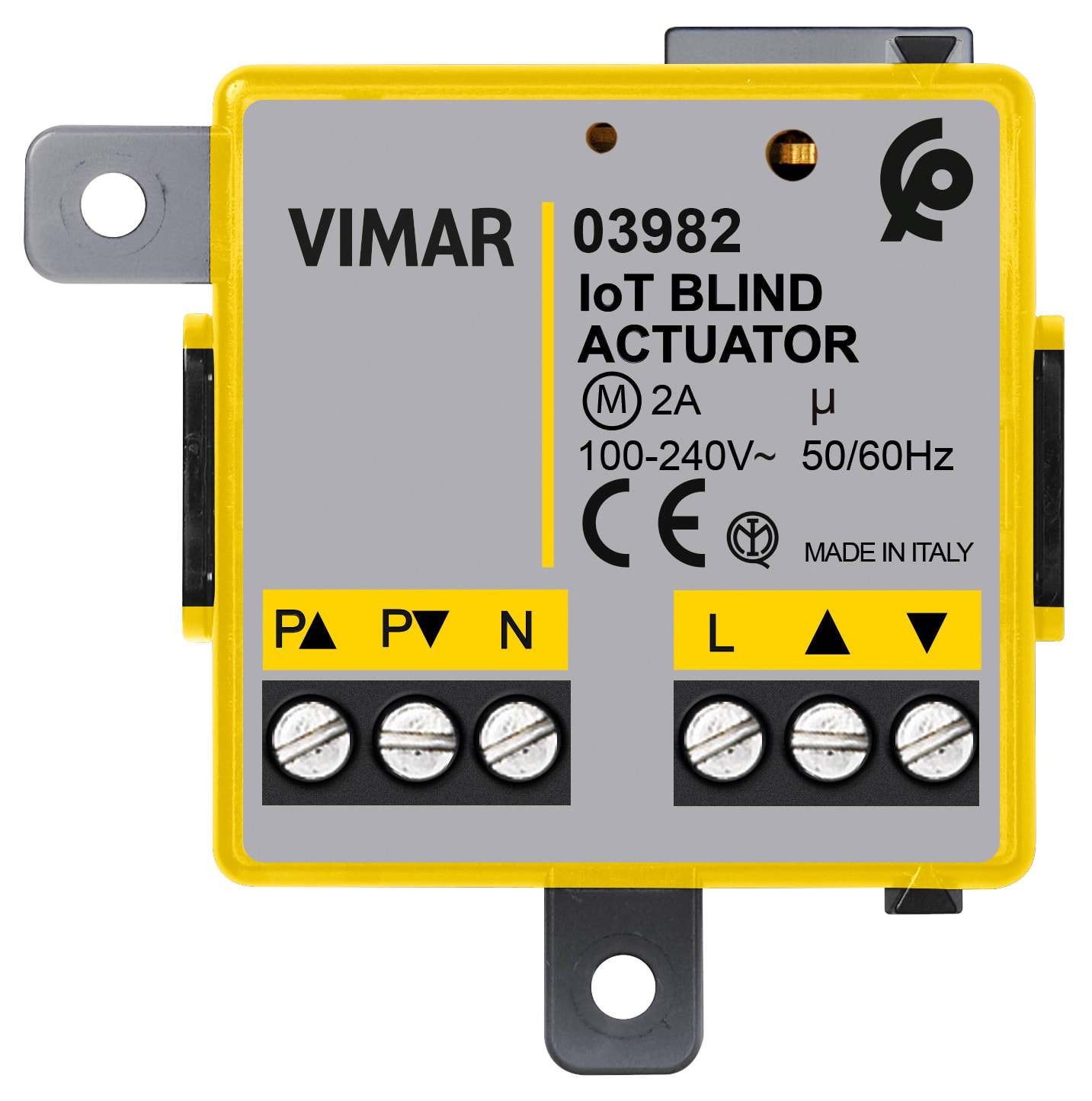 VIMAR - Modulo tapparella connesso IoT, comando elettronico per 1 tapparella, controllo remoto, Bluetooth 5.0, Zigbee 3.0, incasso, 100-240 V.